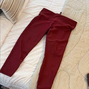 Athleta Women's Red Leggings
